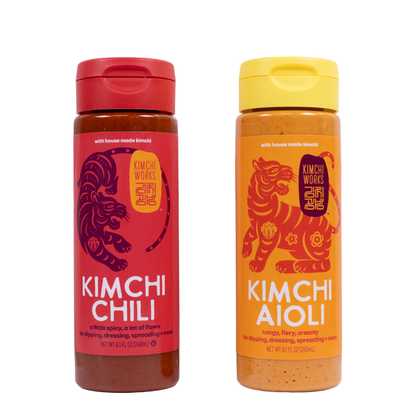 Kimchi Chili and Kimchi Aioli Combo